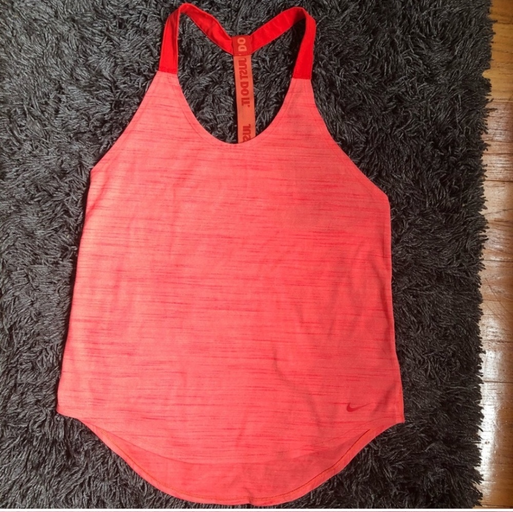 Orange Nike Just Do It Tank Top S